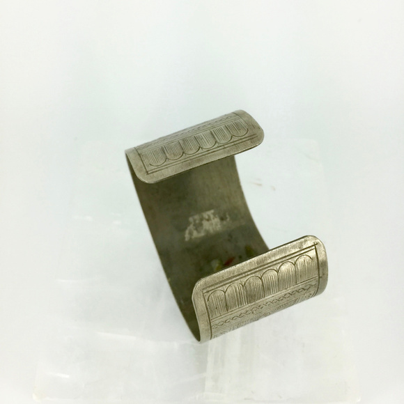 On hold for Christine 🌈 Vintage 70s Silver Tone Butterfly Bracelet - Picture 7 of 8